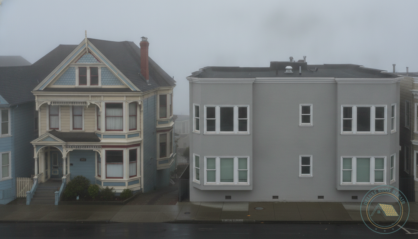 Flat Roof vs. Pitched Roof in San Francisco: Which Needs More Maintenance and Why